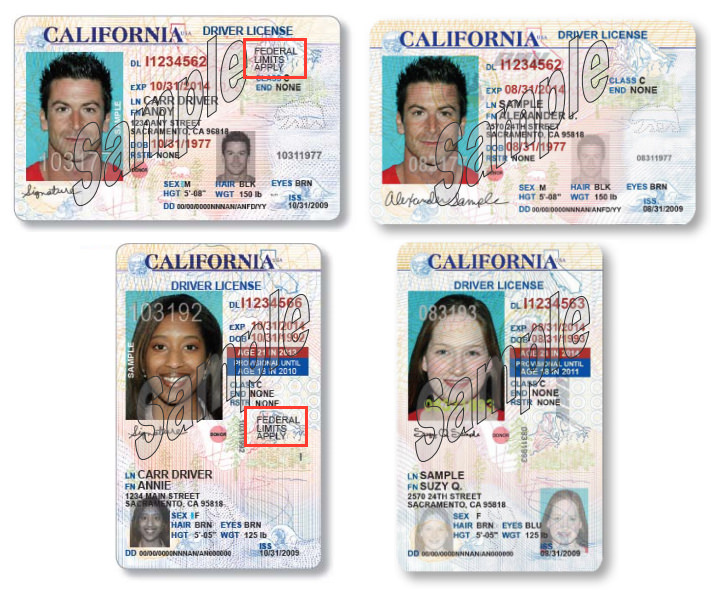 does california have enhanced license