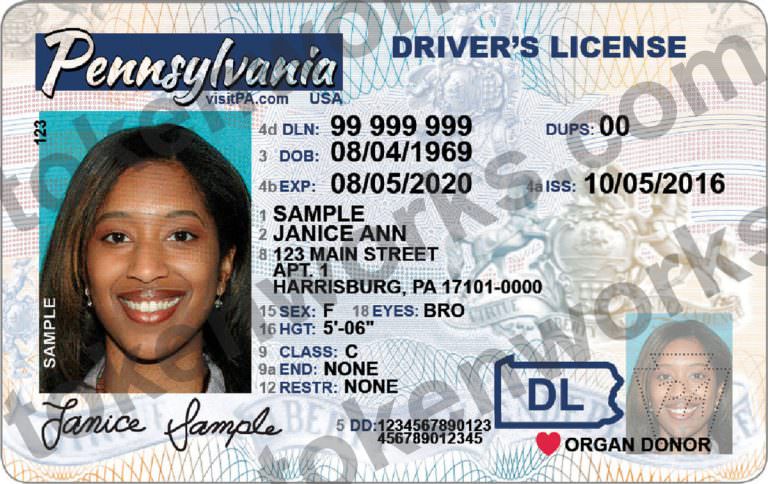 pennsylvania change driver license address